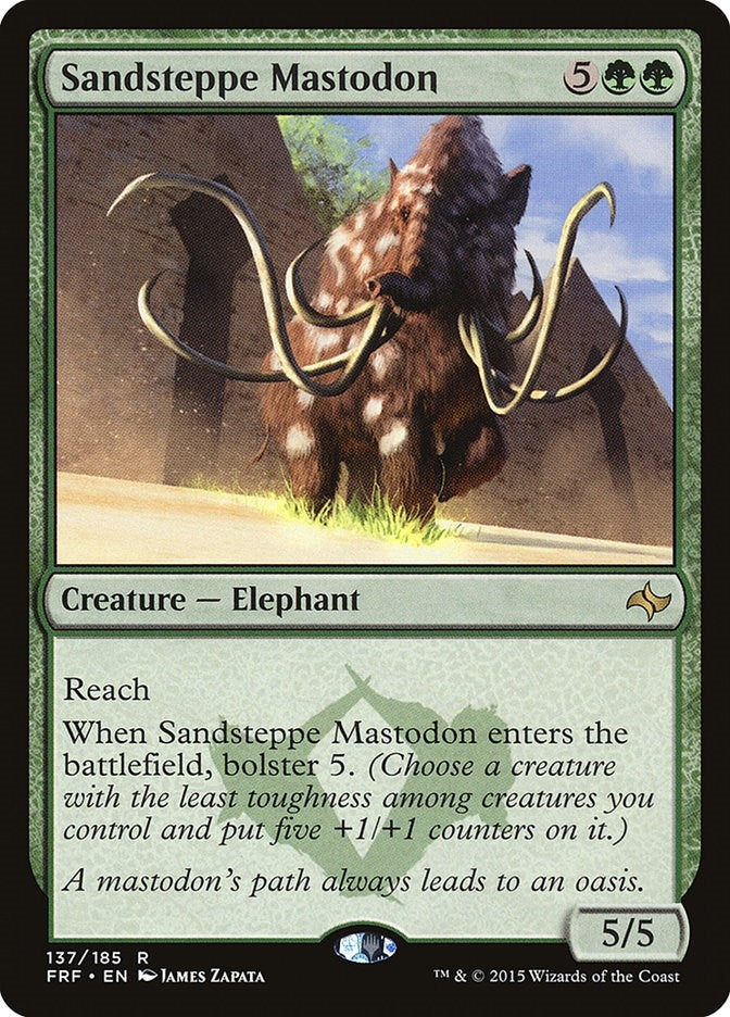 Image for Sandsteppe Mastodon (137) - Magic: The Gathering
