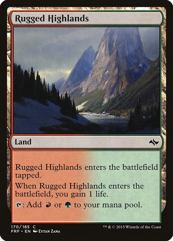 Image for Rugged Highlands (170) - Magic: The Gathering