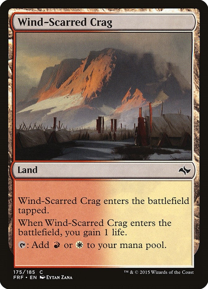 Image for Wind-Scarred Crag (175) (FRF) - Magic: The Gathering