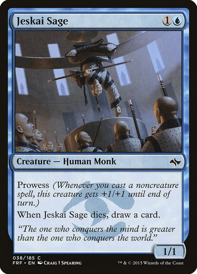 Image for Jeskai Sage (38) (FRF) - Magic: The Gathering
