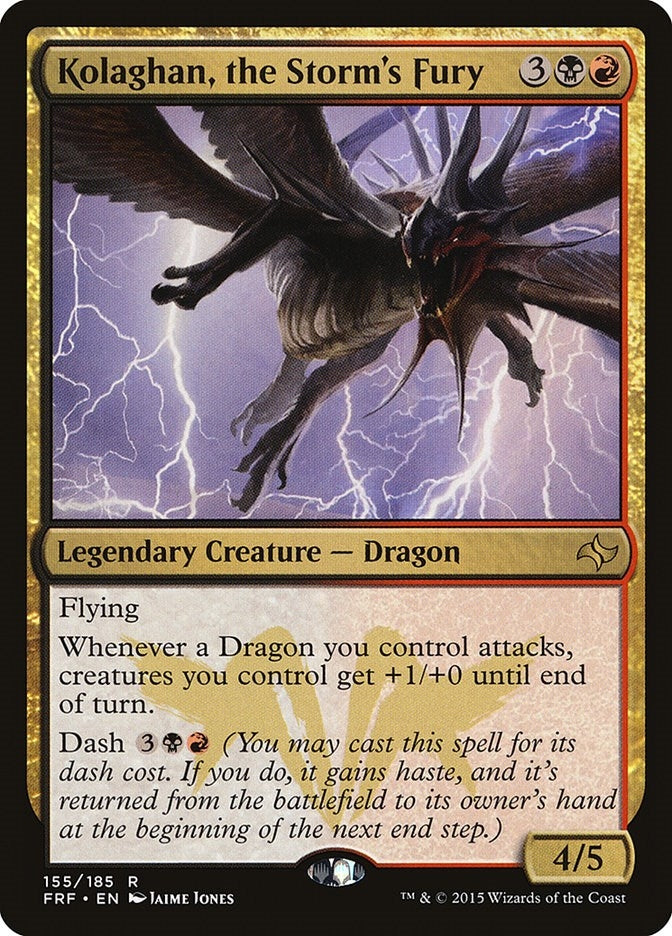 Image for Kolaghan, the Storm's Fury (155) - Magic: The Gathering