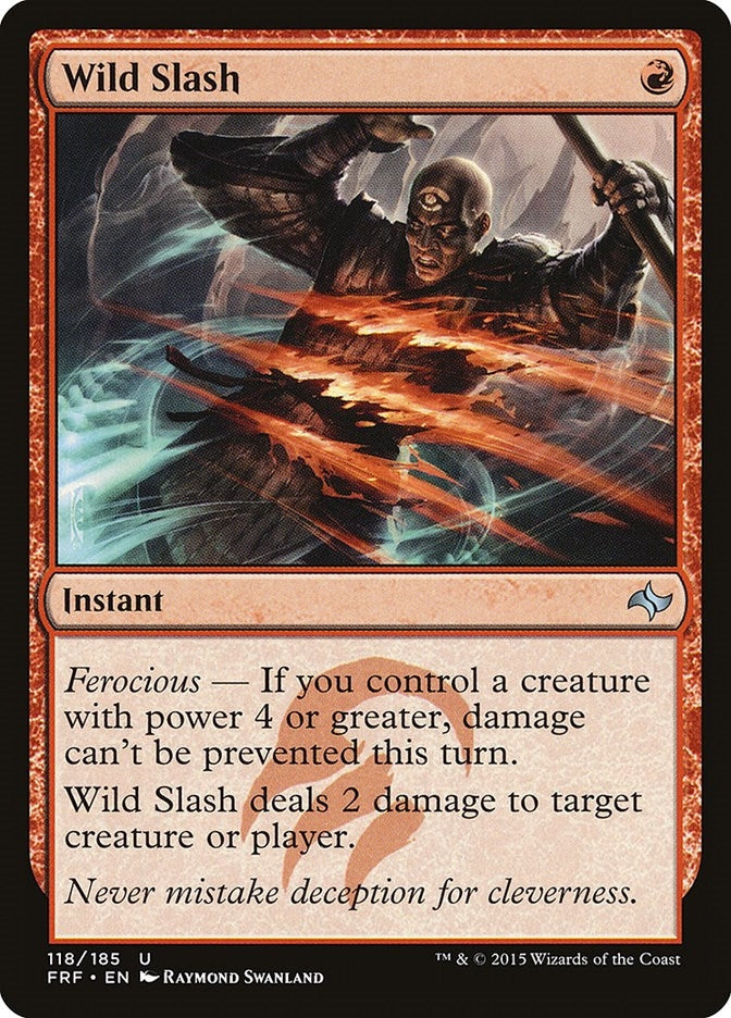 Image for Wild Slash (118) (FRF) - Magic: The Gathering