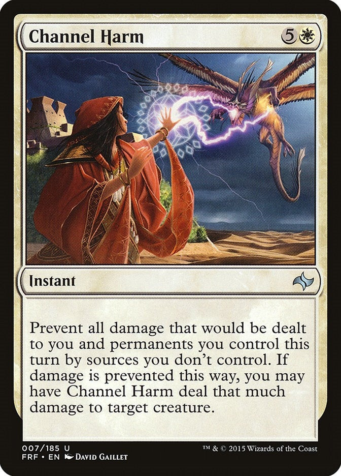 Image for Channel Harm (7) - Magic: The Gathering