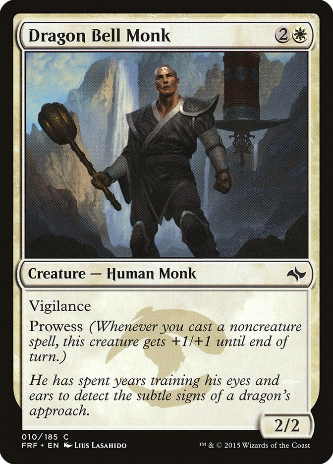 Image for Dragon Bell Monk (10) (FRF) - Magic: The Gathering