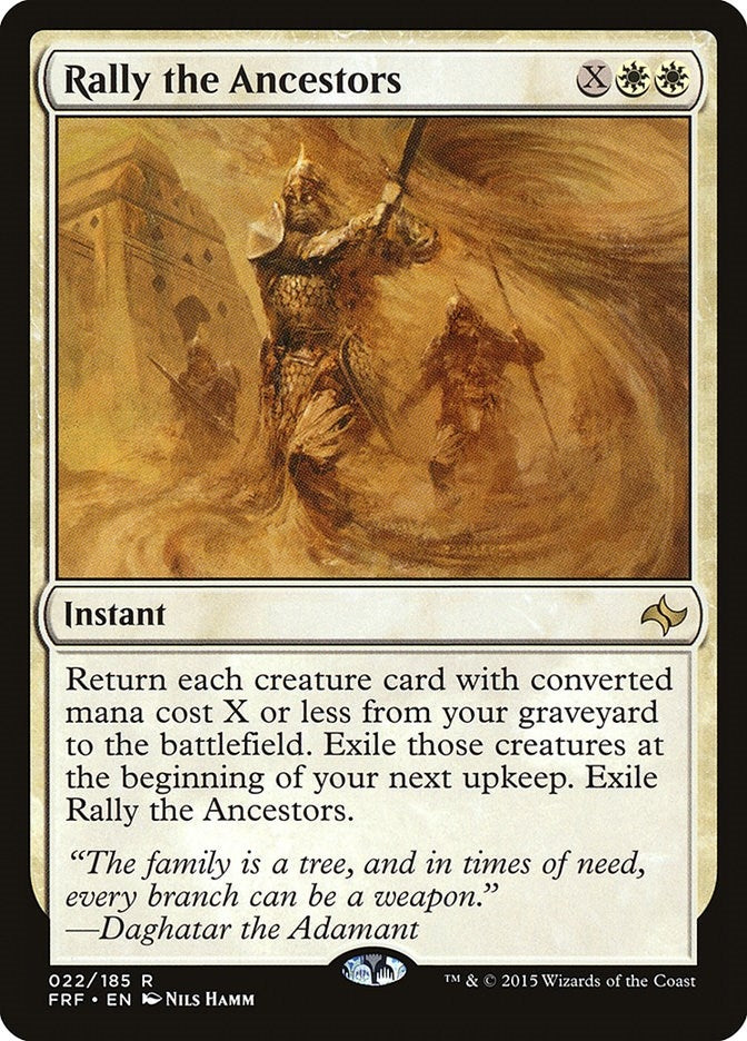 Image for Rally the Ancestors (22) - Magic: The Gathering