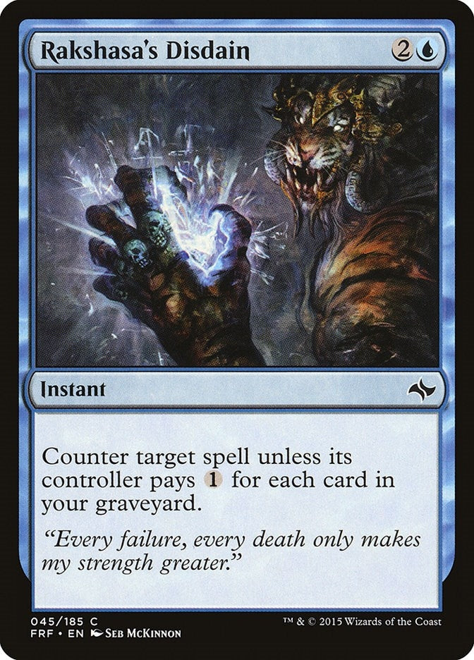 Image for Rakshasa's Disdain (45) - Magic: The Gathering