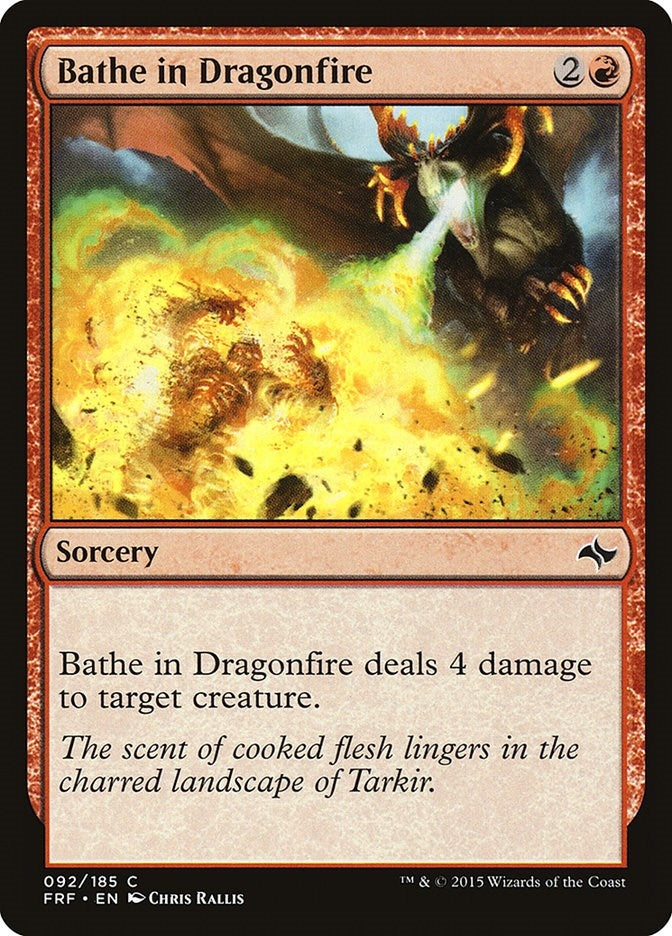 Image for Bathe in Dragonfire (92) - Magic: The Gathering