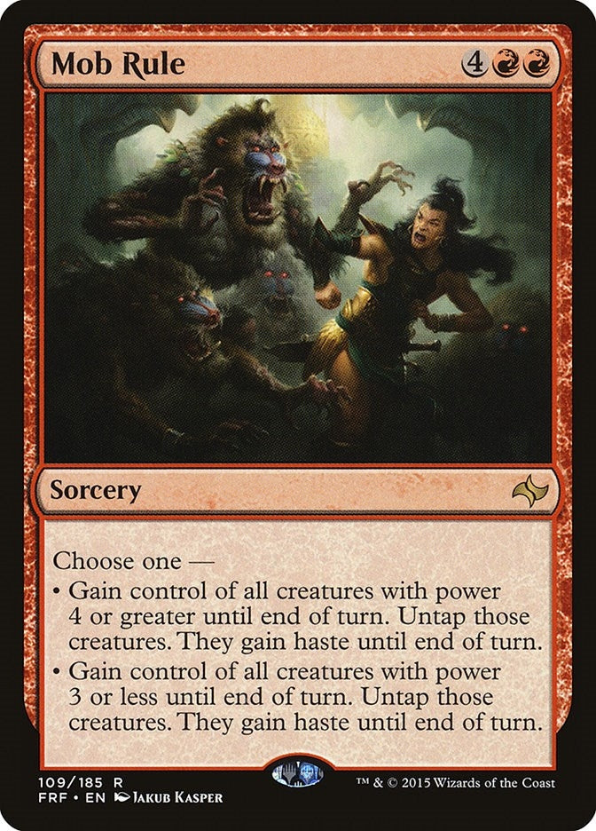 Image for Mob Rule (109) - Magic: The Gathering