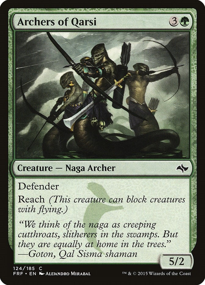 Image for Archers of Qarsi (124) (FRF) - Magic: The Gathering