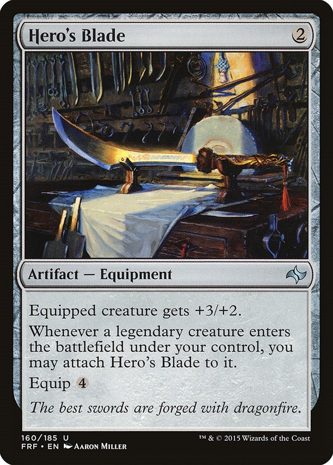 Image for Hero's Blade (160) - Magic: The Gathering