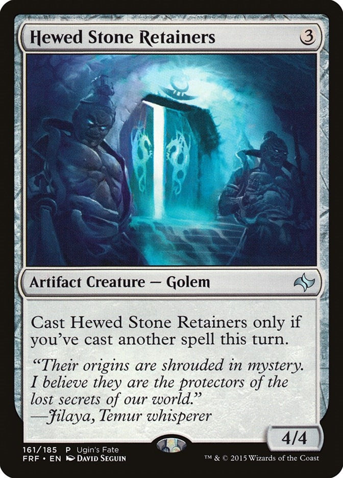 Image for Hewed Stone Retainers (161) (FRF_UGIN) - Magic: The Gathering