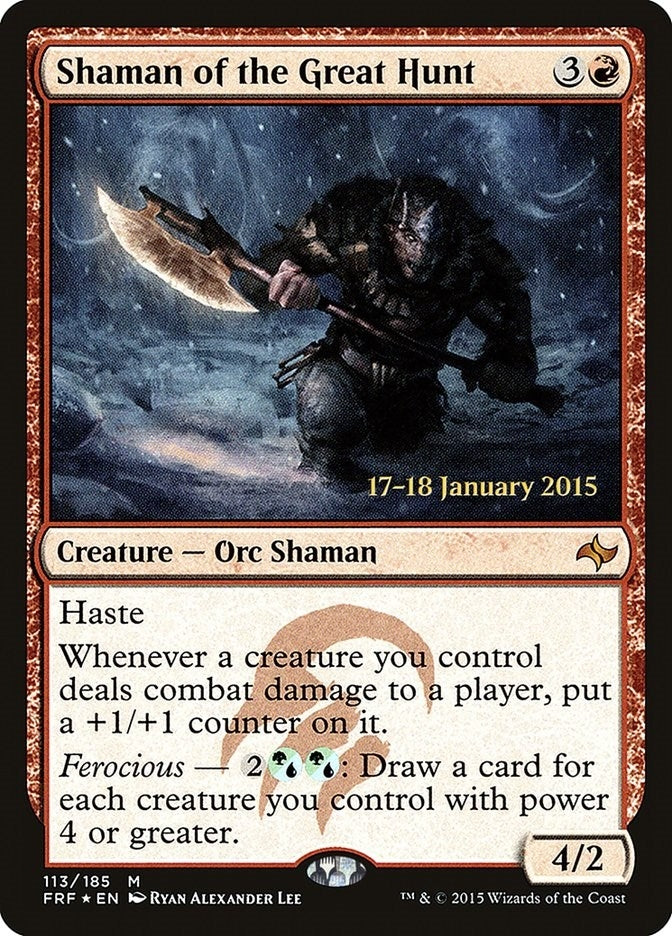 Image for Shaman of the Great Hunt (113) - Magic: The Gathering