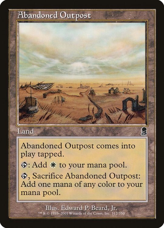 Image for Abandoned Outpost (312) (ODY) - Magic: The Gathering