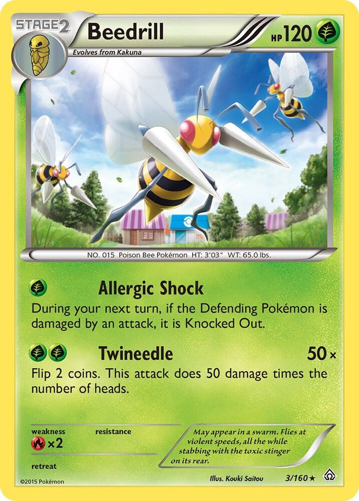 Image for Beedrill (3/160) (PRC) - Pokemon