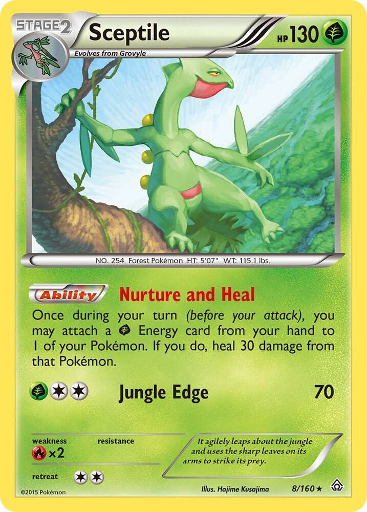 Image for Sceptile (8/160) (PRC) - Pokemon