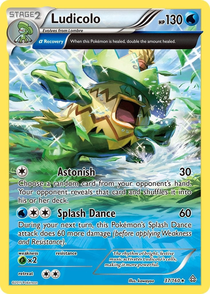 Image for Ludicolo (Alpha) (37/160) (PRC) - Pokemon