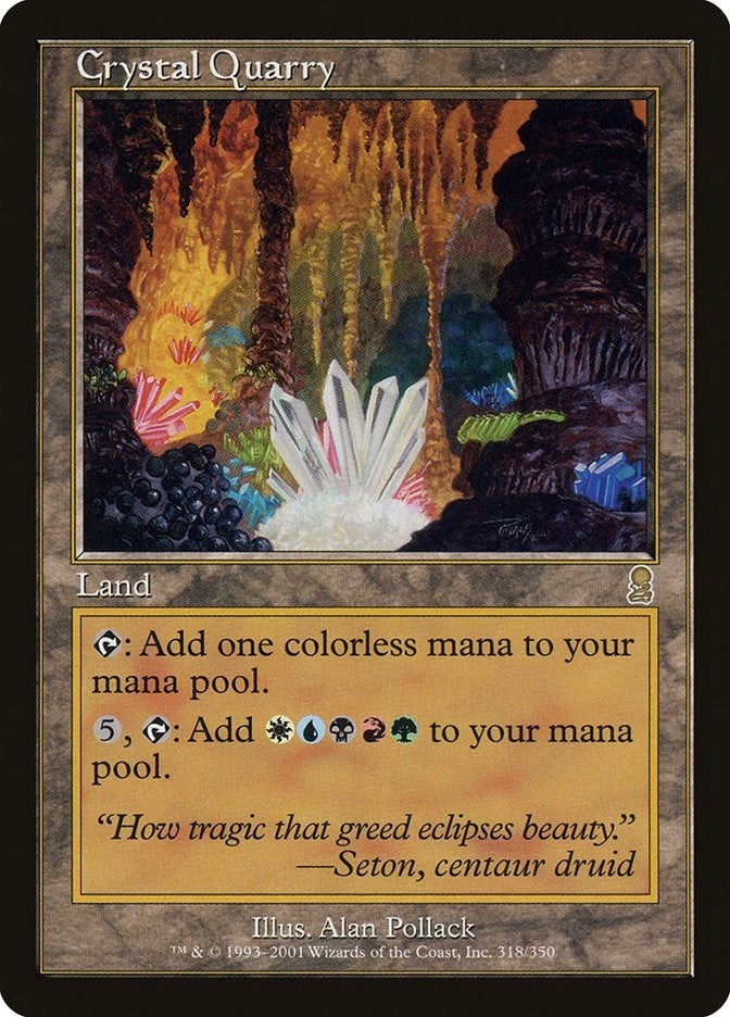 Image for Crystal Quarry (318) - Magic: The Gathering