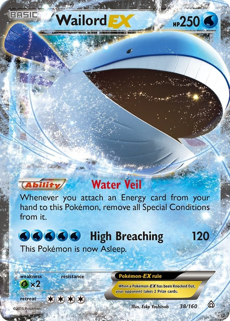 Image for Wailord EX (38/160) (PRC) - Pokemon