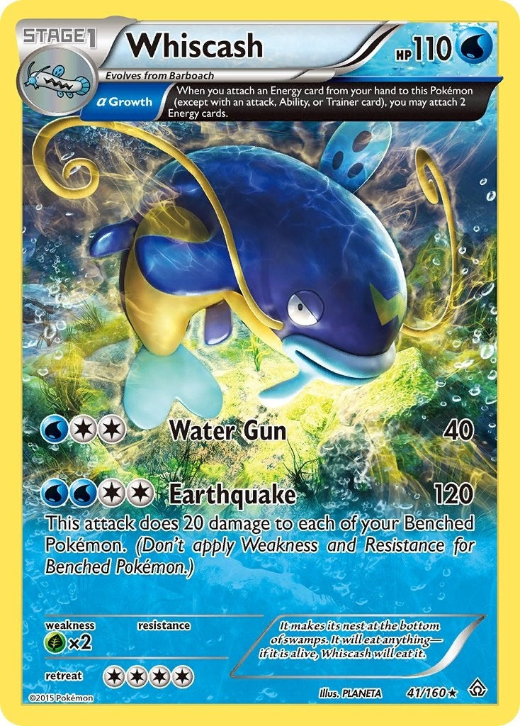 Image for Whiscash (Alpha) (41/160) (PRC) - Pokemon