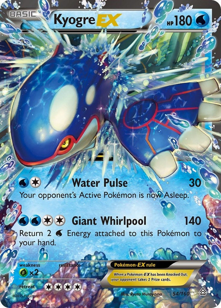 Image for Kyogre EX (54/160) (PRC) - Pokemon