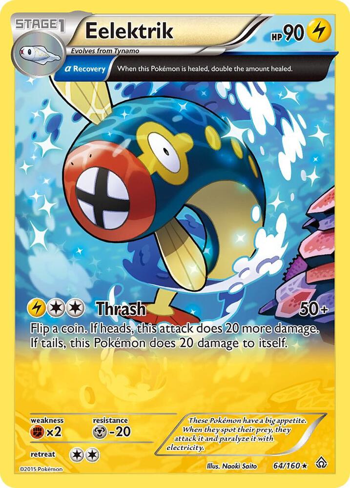 Image for Eelektrik (Alpha) (64/160) (PRC) - Pokemon