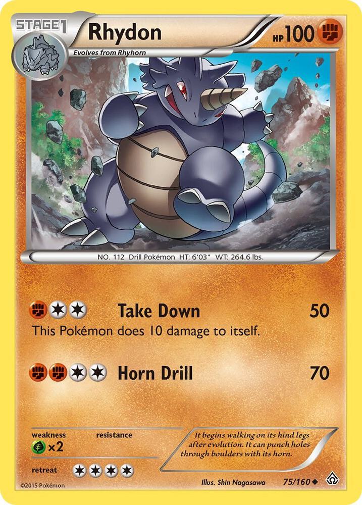 Image for Rhydon (75/160) (PRC) - Pokemon