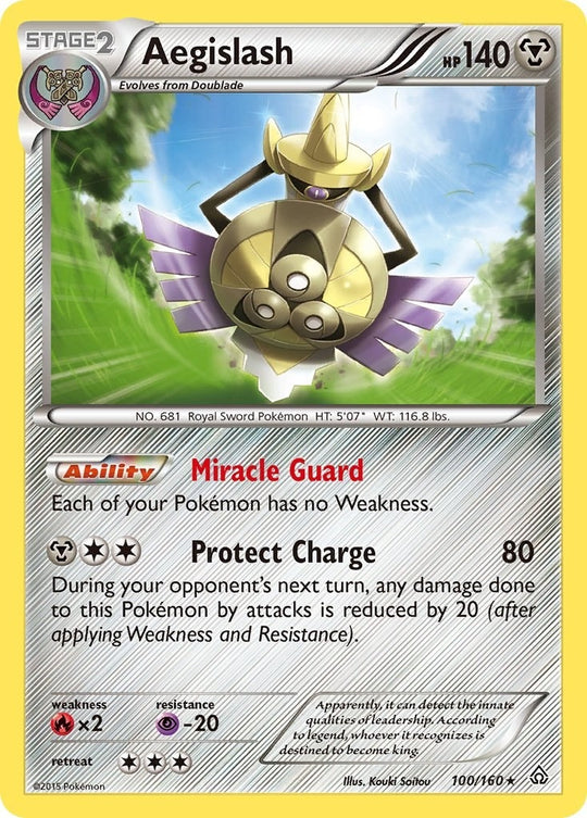 Image for Aegislash (100/160) (PRC) - Pokemon