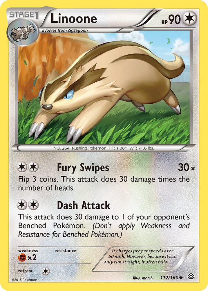 Image for Linoone (112/160) (PRC) - Pokemon