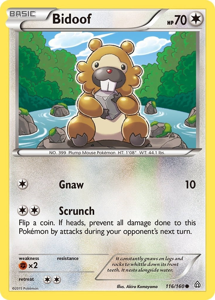 Image for Bidoof (116/160) (PRC) - Pokemon