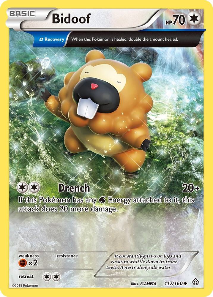 Image for Bidoof (Alpha) (117/160) (PRC) - Pokemon