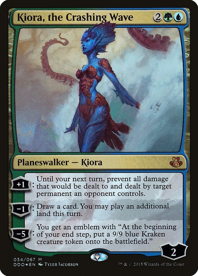 Image for Kiora, the Crashing Wave (34) (DDO) - Magic: The Gathering