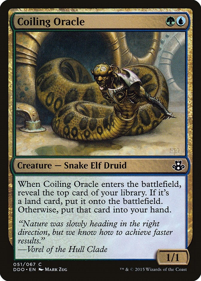 Image for Coiling Oracle (51) (DDO) - Magic: The Gathering