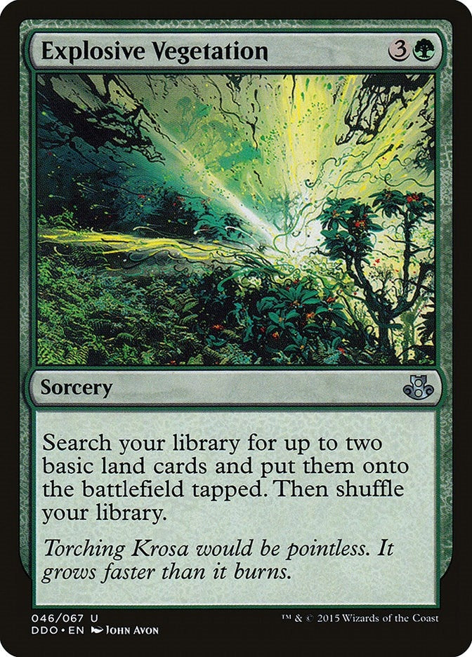 Image for Explosive Vegetation (46) (DDO) - Magic: The Gathering