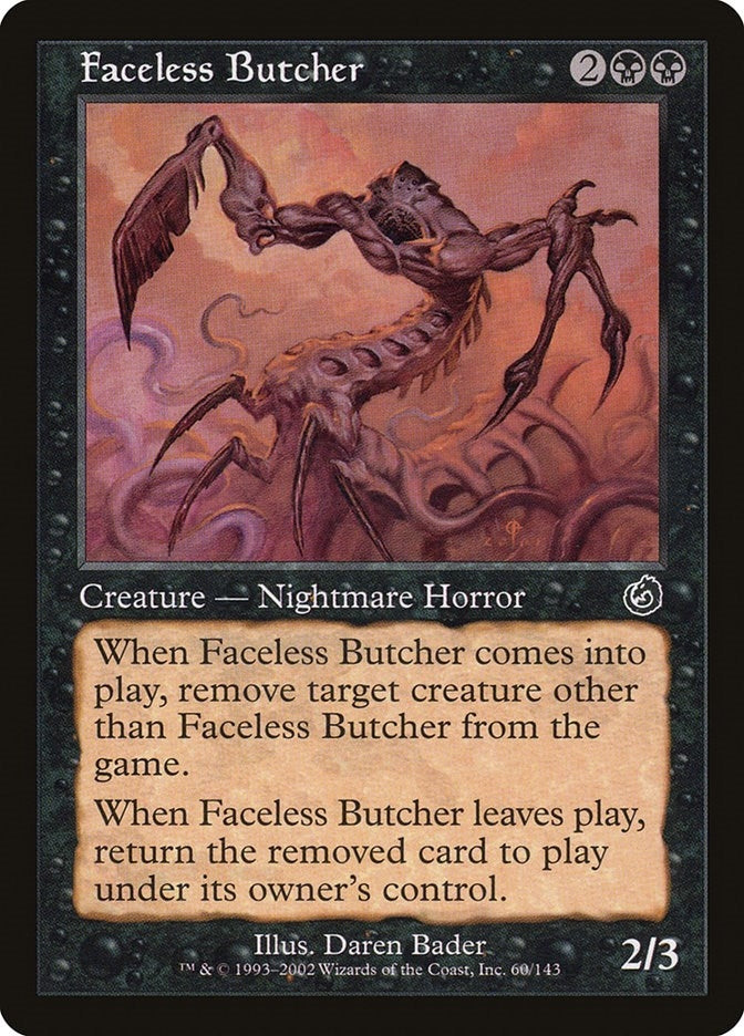 Image for Faceless Butcher (60) - Magic: The Gathering