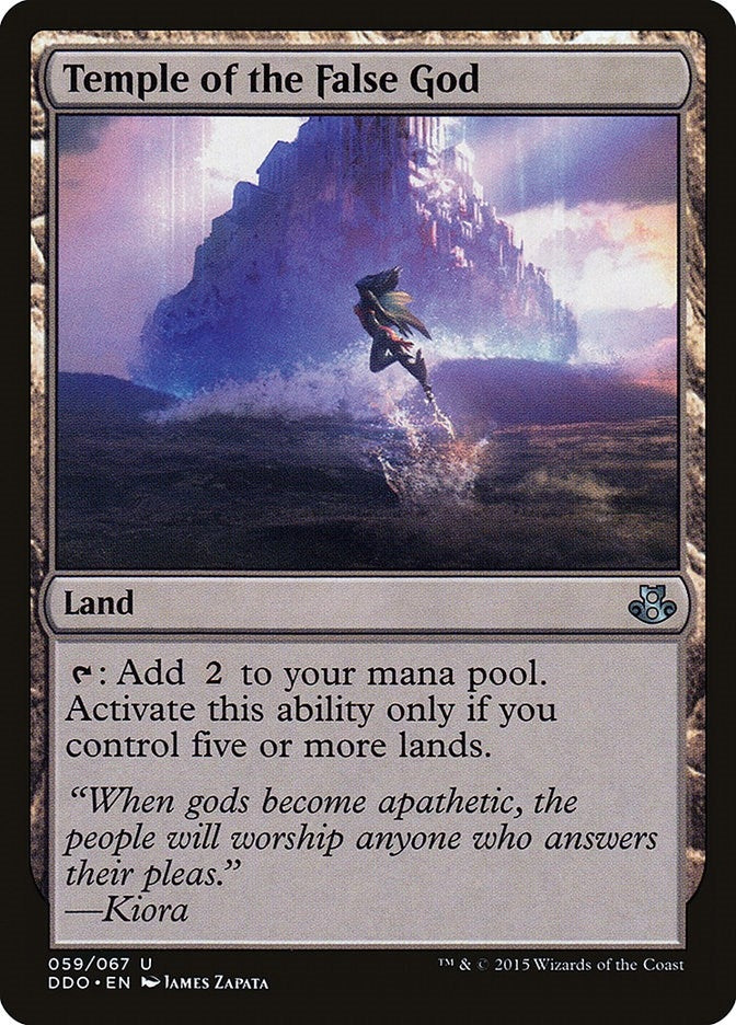 Image for Temple of the False God (59) (DDO) - Magic: The Gathering