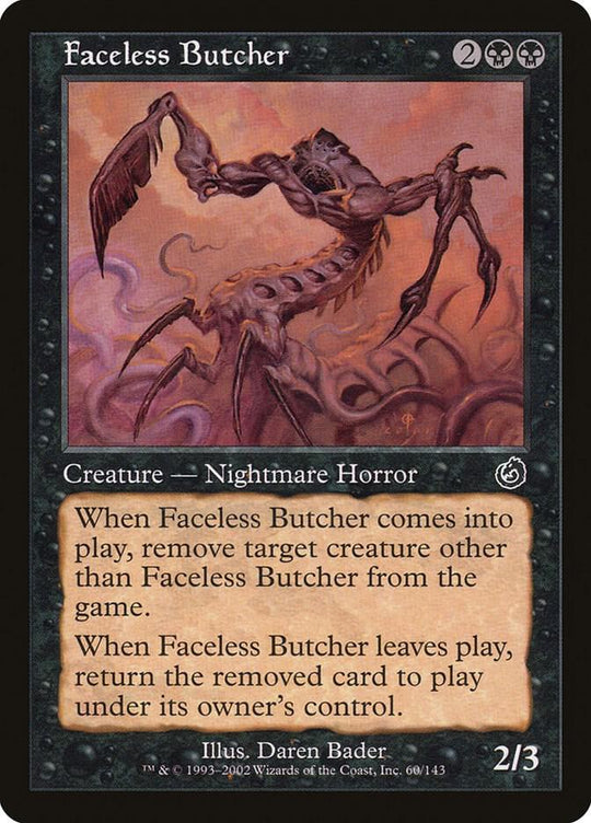 Image for Faceless Butcher (60) - Magic: The Gathering