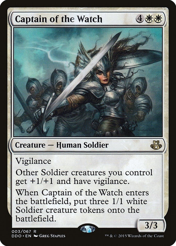 Image for Captain of the Watch (3) (DDO) - Magic: The Gathering