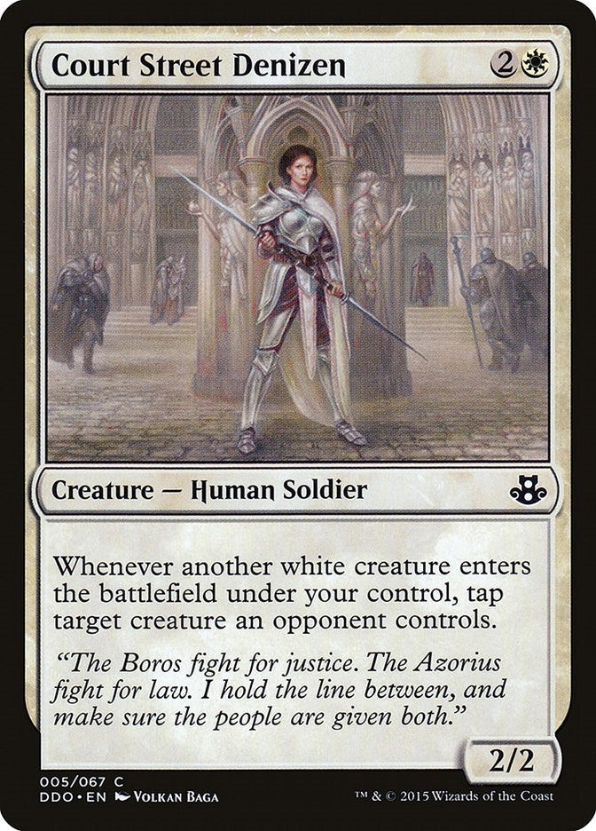 Image for Court Street Denizen (5) (DDO) - Magic: The Gathering
