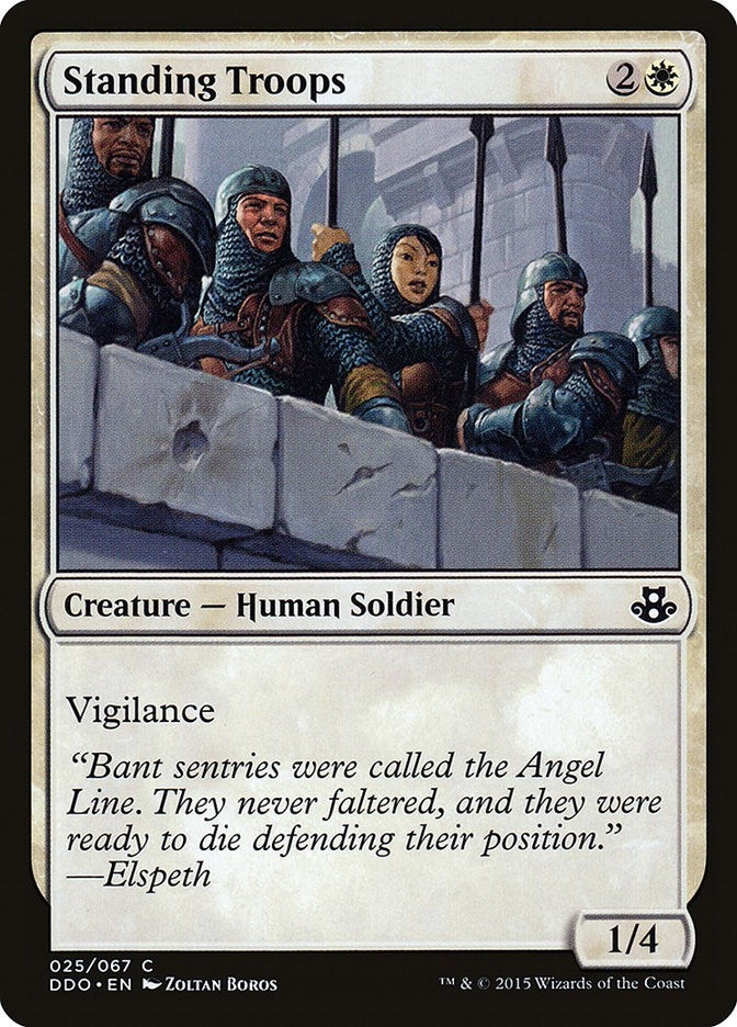 Image for Standing Troops (25) - Magic: The Gathering