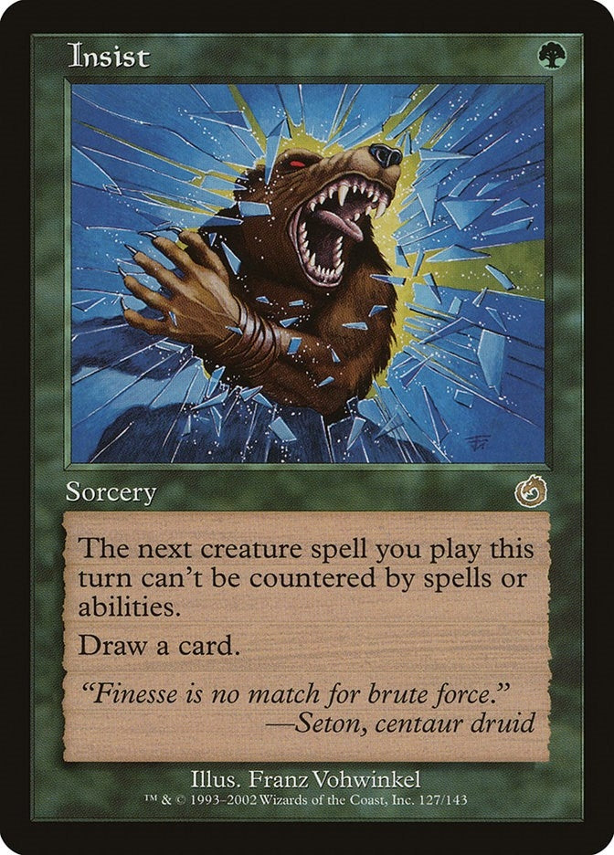 Image for Insist (127) - Magic: The Gathering