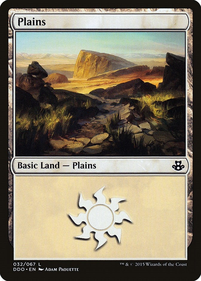 Image for Plains (032) (32) (DDO) - Magic: The Gathering