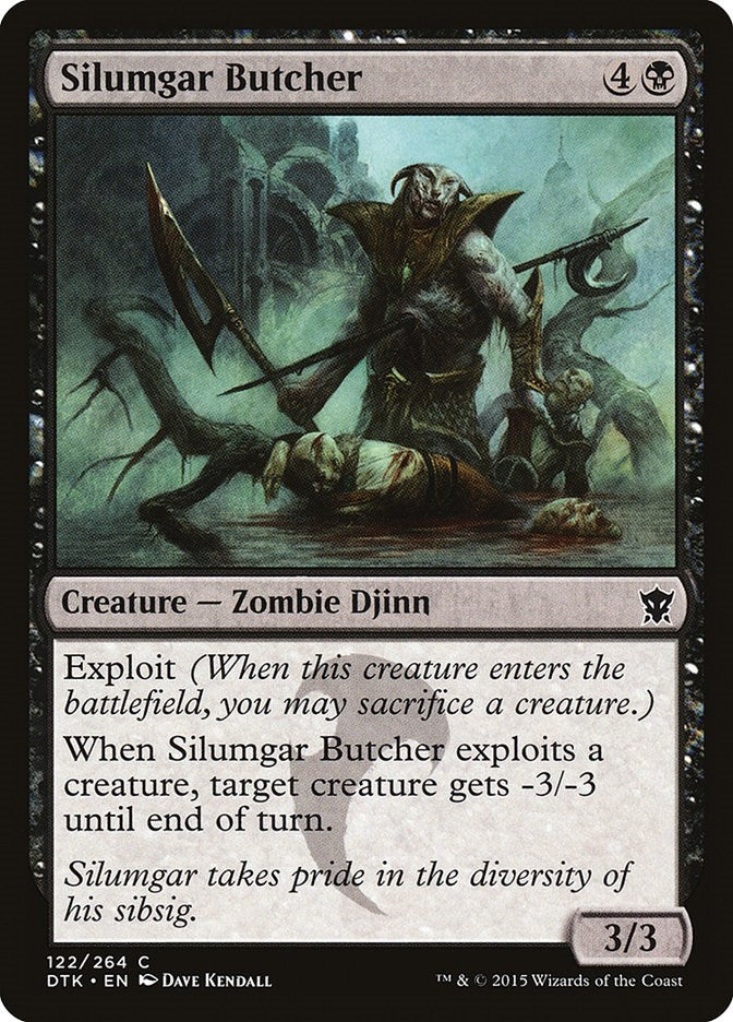 Image for Silumgar Butcher (122) (DTK) - Magic: The Gathering