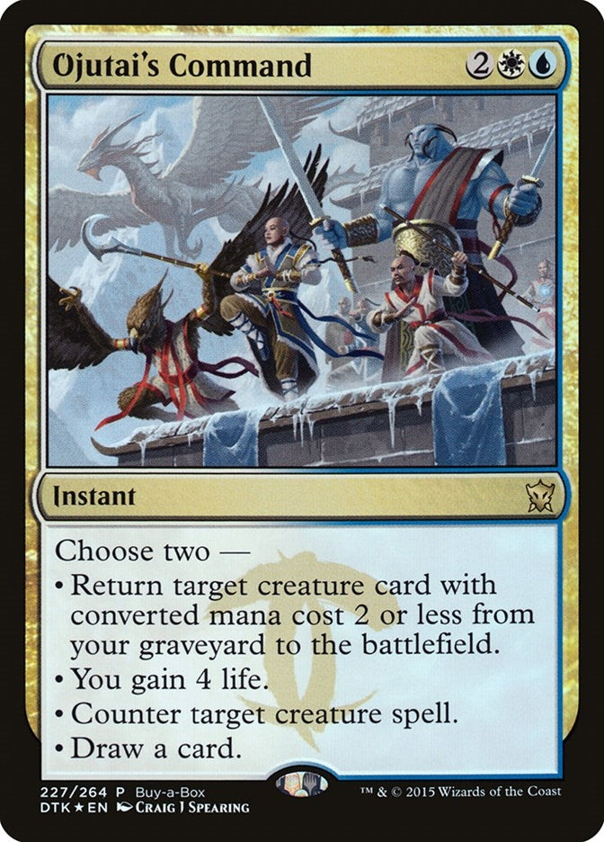 Image for Ojutai's Command (227) (BABP) - Magic: The Gathering
