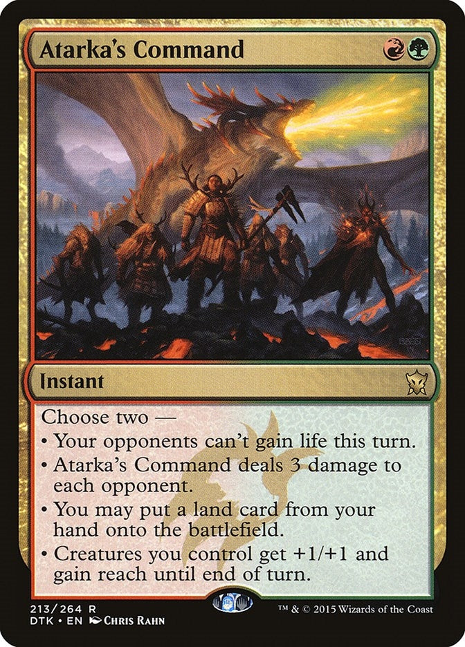 Image for Atarka's Command (213) - Magic: The Gathering