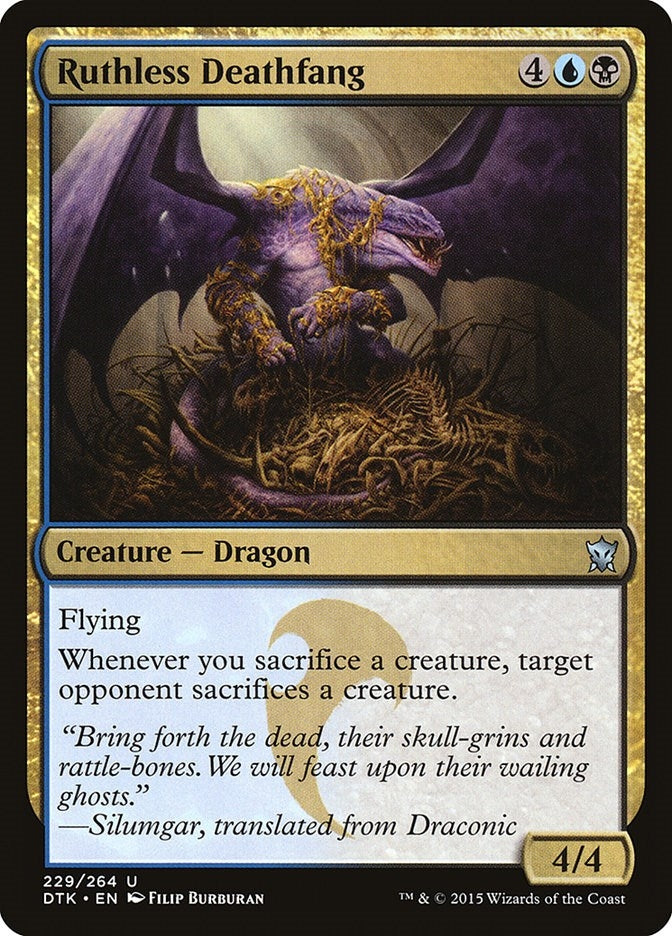 Image for Ruthless Deathfang (229) - Magic: The Gathering