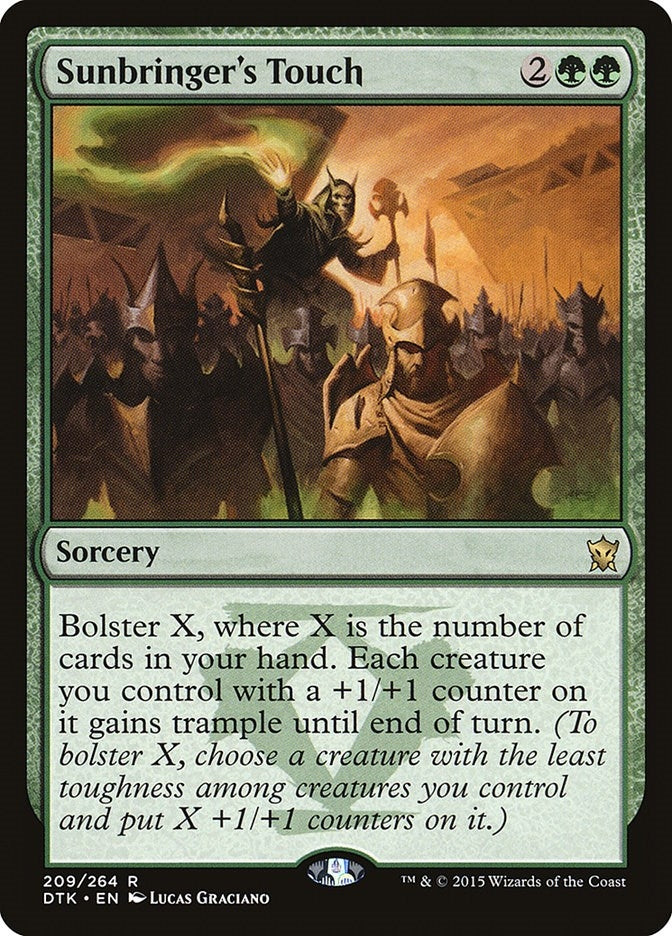 Image for Sunbringer's Touch (209) - Magic: The Gathering