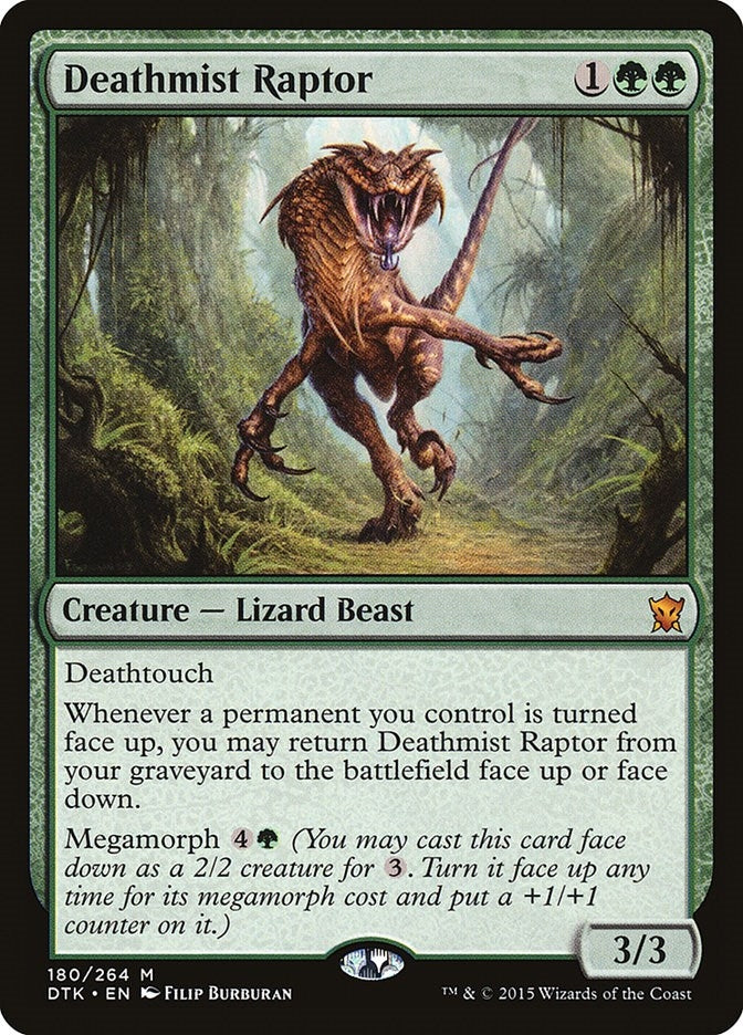 Image for Deathmist Raptor (180) - Magic: The Gathering