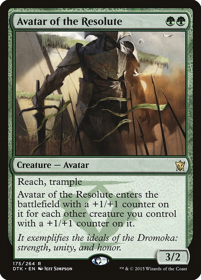 Image for Avatar of the Resolute (175) (DTK) - Magic: The Gathering