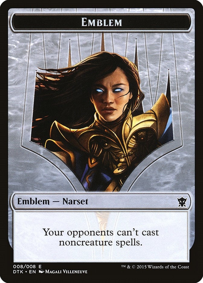 Image for Emblem - Narset Transcendent (8) - Magic: The Gathering
