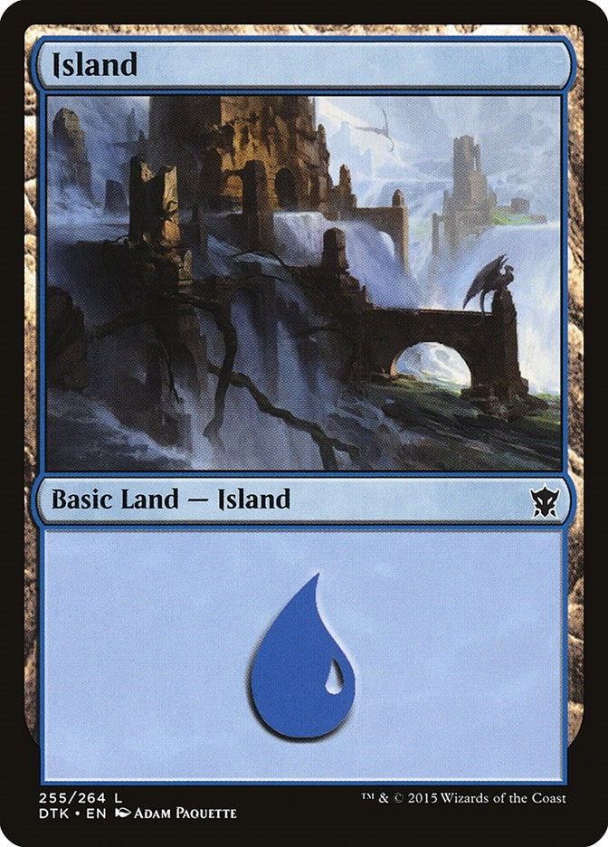 Image for Island (255) (255) (DTK) - Magic: The Gathering